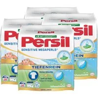 Persil Sensitive Megaperls 4 x 16 WL (64WL) Vollwaschmittel (Spar-Pack, [64-St. Waschperlen für Allergiker & Babys)