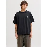 Jack & Jones Kurzarmshirt JORMAINE BACK TEE SS CREW NECK SN Baumwolle, relaxed fit