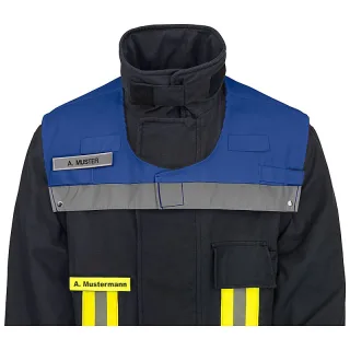 PACOTEX® Koller für Einsatzjacke zur Kennzeichnung von Einsatzpersonal - blau