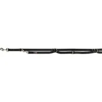 TRIXIE Hundeleine Premium Verlängerungsleine, extra lang - schwarz - 3,00 m/20 mm, Gurtband