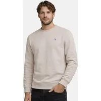 U.S. Polo Assn. Sweatshirt USRexx Herren Pullover mit Rundhalsausschnitt aus Baumwolle Klassisches Sweatshirt mit Rippbündchen und Logostickerei