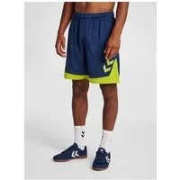hummel Sporthose hmlLEAD Poly Shorts (Mesh-Stoff) Kurz denimblau Herren