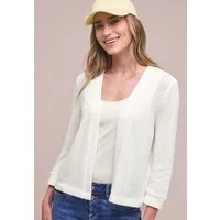 STREET ONE Cardigan aus elastischem Materialmix