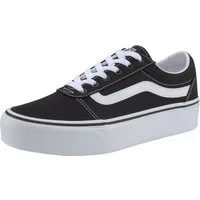 Vans Ward Platform Plateausneaker aus textilem Canvas-Material