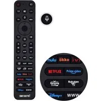 Alltro Universal Fernbedienung passend für Samsung LCD LED Smart TV Fernbedienung (mit Sprachfunktion)