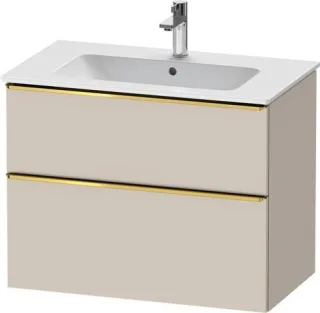 Duravit D-Neo Waschtischunterbau wandhängend Taupe Matt 810x462x625 mm - DE4362034910000 DE4362034910000