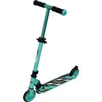 Scooter mit 120 Millimeter PVC-Reifen und ABEC7 Kugellagern, Aluminiumdeck, TPE-Griffe mint