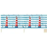 Ladeheid Windschutz Strand Sichtschutz 8m Garten Meer LAEX001