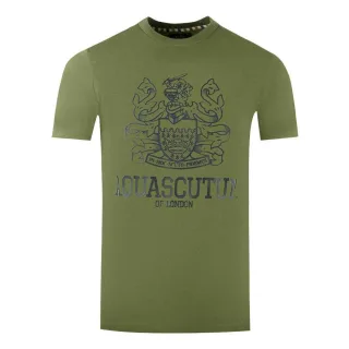 Aquascutum Herren London Aldis T-Shirt (Armeegrün)