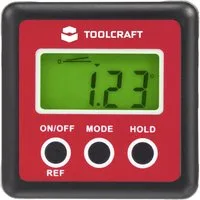 TOOLCRAFT Wasserwaage TOOLCRAFT TO-4988565 Digitale Wasserwaage mit Magnet 60 mm 360 ° 0.1, (TO-4988565)