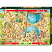 HEYE Puzzle Desert Habitat / Funky Zoo, 1000 Puzzleteile, Made in Germany