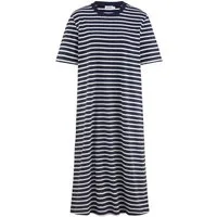 Hessnatur Jerseykleid Knielang Relaxed aus reiner Bio-Baumwolle (1-tlg)