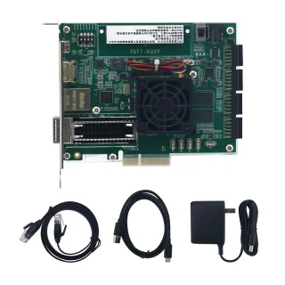 HamGeek XCKU5P FPGA Development Board FMCPCIE3.0HDMI-Compatible 100G Gigabit Ethernet DDR4 2666MT/s Industrial Grade