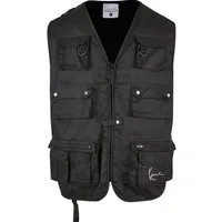 Karl Kani Steppweste Karl Kani KK Small Signature Vest black (1-tlg)