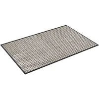 wash+dry by Kleen-Tex Teppich Duo Latte, rechteckig, Höhe: 9 mm, rutschhemmend, In- und Outdoor geeignet, waschbar