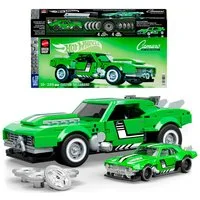 Mattel® Modellbausatz Mattel Brick Shop Hot Wheels, SPEED SERIES CAMARO, Maßstab 1:32, (289-tlg)