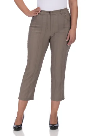 KjBRAND - Bea 7/8 taupe gestreift - Gr. - 22