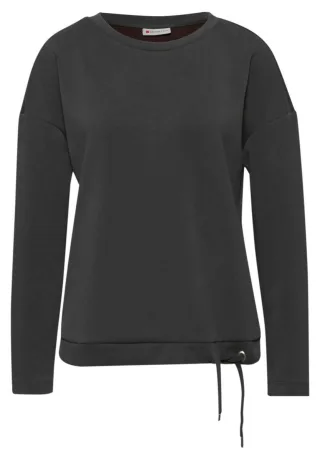 Street One - Silk-Look Shirt braun - Gr. - 36