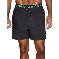 Jack & Jones Badeshorts Herren Badehose MAUI JJSWIM Regular Fit (1-St) Sportshorts mit Kordelzug