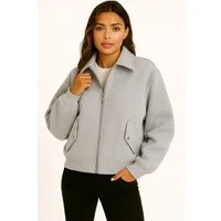 Worldclassca Bomberjacke Worldclassca Bomberjacke Trench Kragen Oversize Übergangsjacke Blouson Neue Kollektion - Stilvolle und gemütliche Mode für Damen