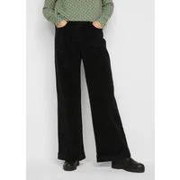 bonprix Cordhose mit Marlene-Schnitt, aus Cord, Loose Fit, High-Waist-Design