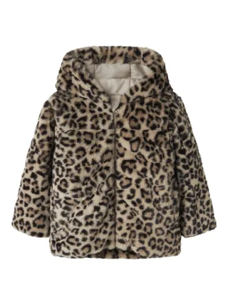 NAME IT - NMFMILA JACKET W HOOD PB Humus - Gr. - 92