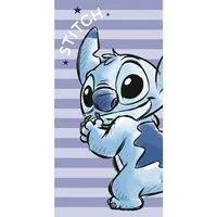 Lilo & Stitch Strandtuch Stripes Micro aus 100 % Polyester 70 x 140 cm für Bad Strand und Reise