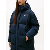 Tommy Jeans Steppmantel TJW ALASKA GRID DWN MXI COAT EXT