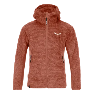 SALEWA - Puez Highloft Polarlite 2 Kapuzenjacke Kind - Rot (Gr.164)