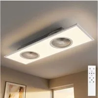 JUST LIGHT Deckenventilator, Deckenventilator mit Beleuchtung LED dimmbar Fernbedienung CCT