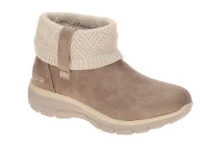 Skechers EASY GOING 168193 TPE taupe - bequeme Stiefelette f?r Damen