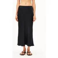 Armedangels Jerseyrock LENOVAA SATIN Webrock aus Naia™ Renew Mix (Regular Fit) Midi
