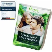 halmland Rasensamen Premium Rasensamen 5kg schnellkeimend für Sport & Spiel, 200m²
