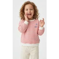 Marc O'Polo Sweatshirt Reine Baumwolle, für kleine Mädchen, kontrastfarbene Details