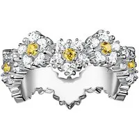 THOMAS SABO Fingerring Lovely Daisy Ring, mit Zirkonia (synth)
