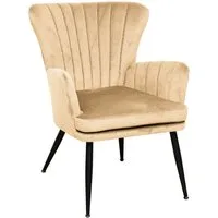 SVITA Sessel SANSA, Corbezug, Lesesessel, Modern, Polsterstuhl,Schwarz