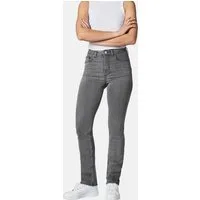 PEAK TIME Straight-Jeans Galaxa Gerade Damen Jeans mit Logoprägung