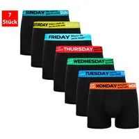 TEXEMP Boxershorts 7er Pack Herren Boxershorts Short Boxer Unterwäsche Unterhose Retro (Spar-Set, 7-St) 78% Baumwolle