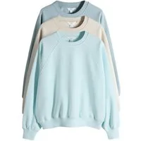 The Set Sweater The Set Raglan-Sweatshirts, 3er-Pack (3-tlg)