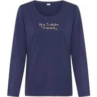 s.Oliver Pyjamaoberteil (1-tlg) mit Frontdruck