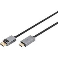 Adapterkabel DisplayPort > HDMI, UHD 4K schwarz, 1,80 Meter