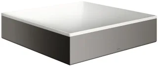 Hansgrohe Aufsatzwaschtisch AXOR Suite Basins&Bathtubs 400x400mm o.Hl.Ül weiss/polished black chrome 42003330