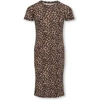 KIDS ONLY Jerseykleid KOGLIVE LOVE LIFE S/S MID CALF DRESS JRS (1-tlg) weich