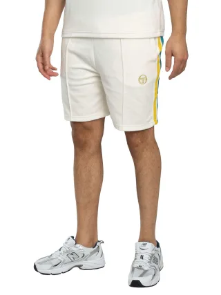 Sergio Tacchini Monte Velours-Sweatshorts, Weiß