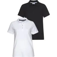 Eastwind Poloshirt (Packung, 2-tlg., 2er-Pack) figurumspielende Passform, Polokragen, Basic-Stil
