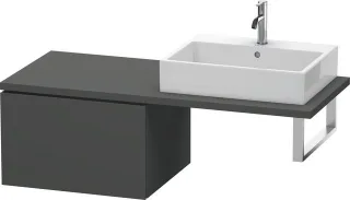 Duravit L-Cube Unterschrank für Konsole Graphit Matt 620x547x400 mm - LC583304949 LC583304949