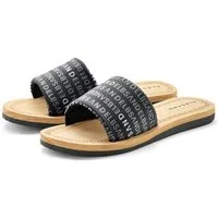 Elbsand Pantolette, Badelatsche, Badeschuhe, Badeschlappe, Sommerschuhe Badepantolette Sandale, Sommerschuh mit ultraleichter Sohle VEGAN