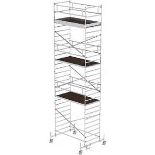Munk Rollgerüst 1,35 x 2,45 m mit Fahrbalken & Doppel-Plattform - 174736