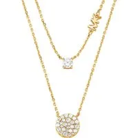 MICHAEL KORS Collier Michael Kors Damen-Kette 925er Silber Zirkonia