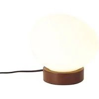 Qazqa Tischleuchte Sally, ohne Leuchtmittel, Warmweiß, QAZQA Tisch­leuchte, e27, Braun, Holz, Japandi